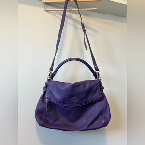 Kate Spade Cobble Hill Minka Purple Crossbody Bag